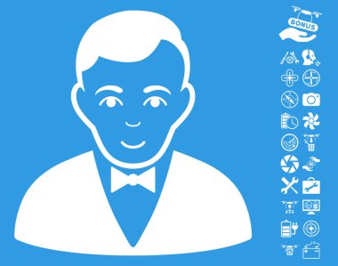 Drone araçları Bonus uçan ile satıcı simgesi