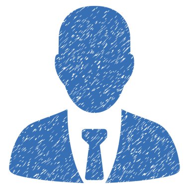 İşadamı grenli doku simgesi