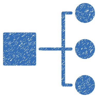 Yapısı diyagramı grenli doku simgesi