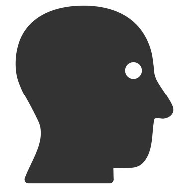 Müşteri profili düz vektör simgesi