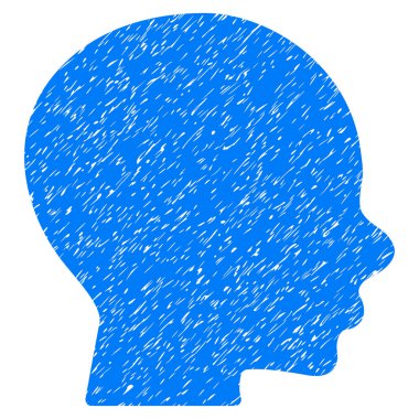 Çocuk profil grenli doku simgesi