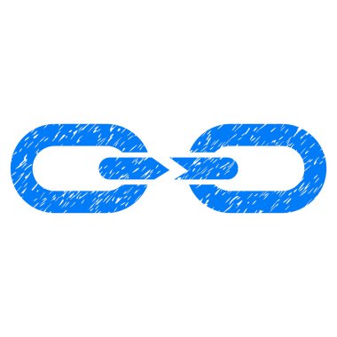 Zinciri ara grenli doku simgesi