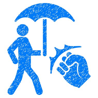 Suç kapsamı grenli doku simgesi