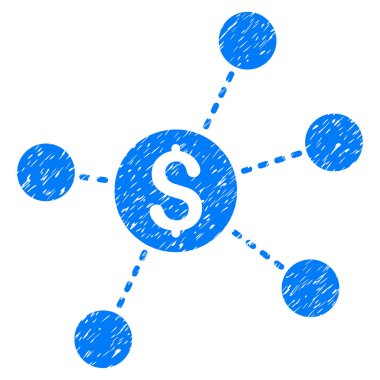 Doları sanal bağlantılar grenli doku simgesi