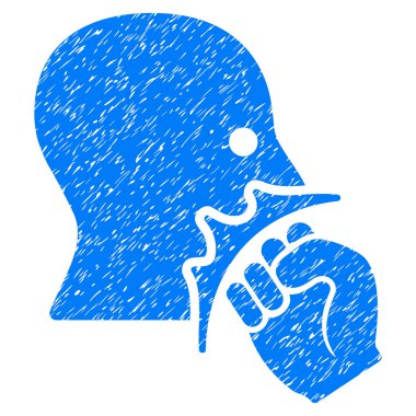 Yüz şiddet Strike grenli doku simgesi