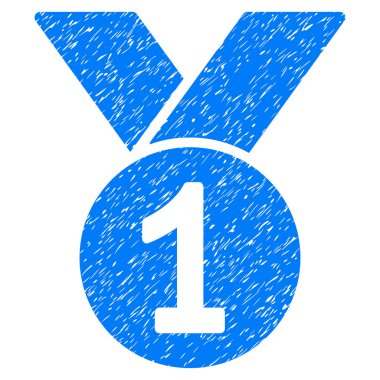 Altın madalya grenli doku simgesi