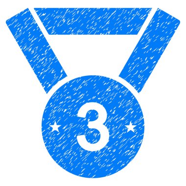 Üçüncü madalya grenli doku simgesi