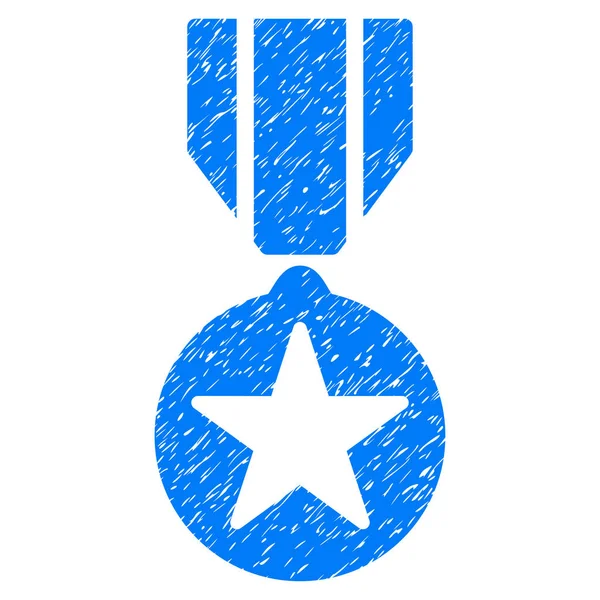 Army Star Award Grainy Texture Icon — Stock Vector