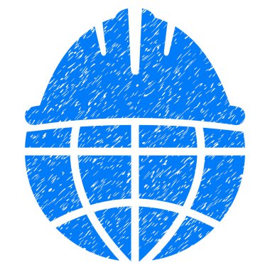 Küresel kask grenli doku simgesi