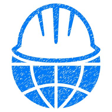Küresel kask grenli doku simgesi