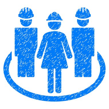 İşçi sosyal ilişkiler grenli doku simgesi