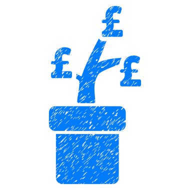 Lirası iş proje bitki grenli doku simgesi