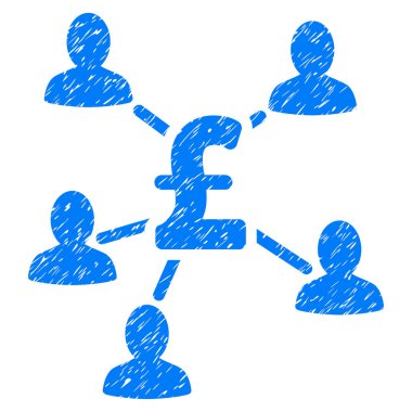 Pound ödeme istemcileri grenli doku simgesi