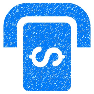 Bankamatiğe Terminal grenli doku simgesi