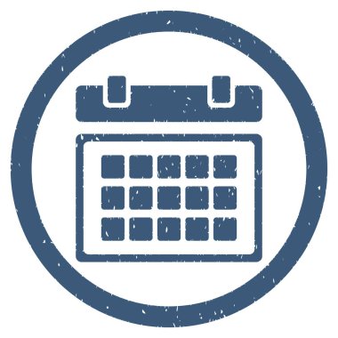 Grenli simge takvim yuvarlak