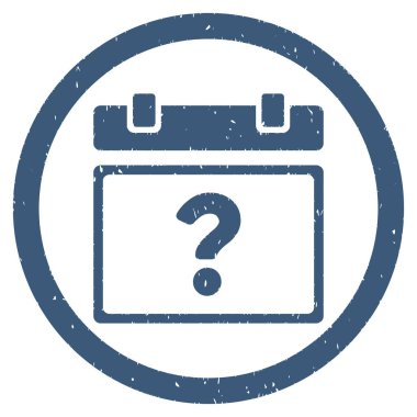 Bilinmeyen tarihi grenli simgesi yuvarlak