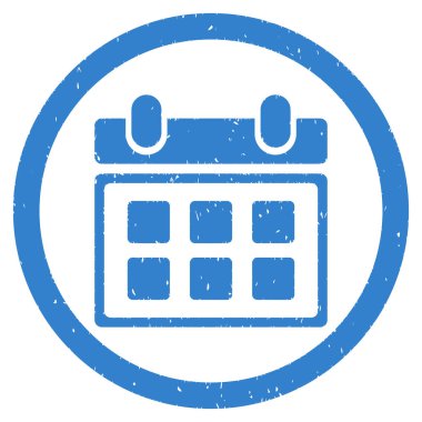 Grenli simge takvim yuvarlak