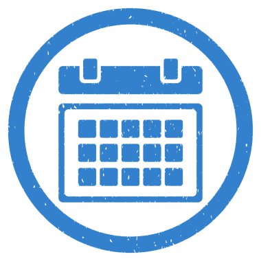 Grenli simge takvim yuvarlak