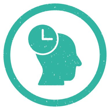 Düşünmeye zaman grenli simgesi yuvarlak