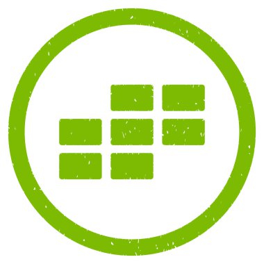 Takvim kılavuzu grenli simgesi yuvarlak