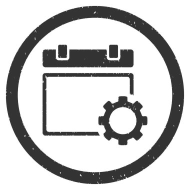 Takvim Seçenekleri grenli simgesi yuvarlak