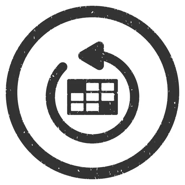 Lekerekített szemcsés naptárikonra frissítése — Stock Vector
