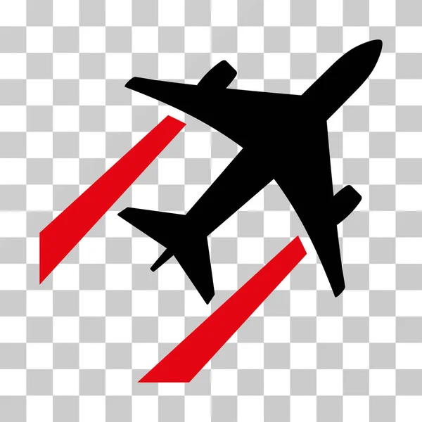 Air Jet nyomkövetési Vector Icon — Stock Vector