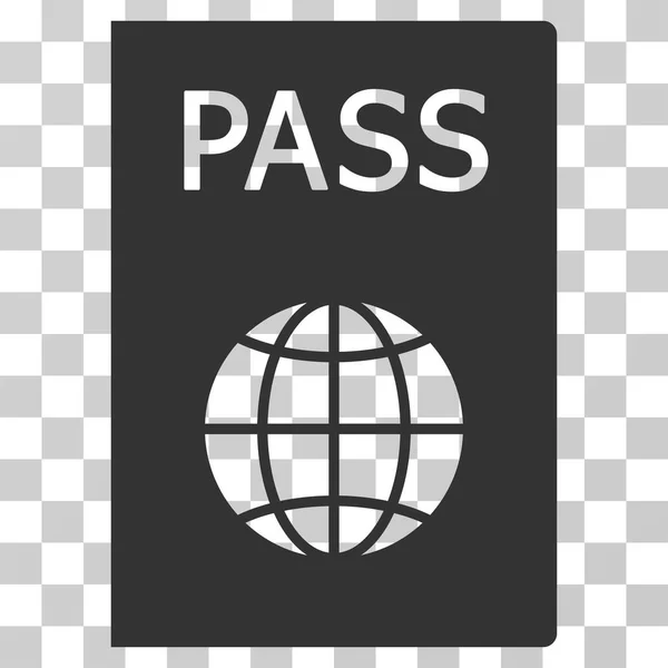 Passeport Icône plate — Image vectorielle