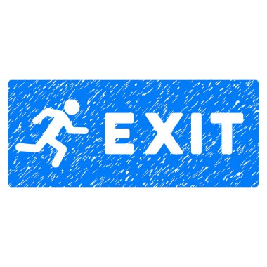 Acil çıkış grenli doku simgesi