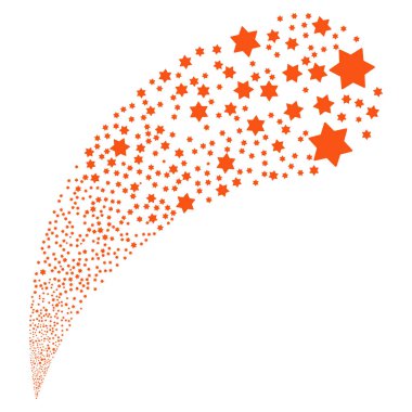 Altı yıldız kaynak akışı işaret