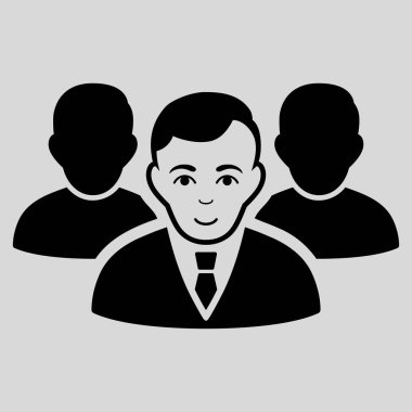 Takım düz vektör simgesi