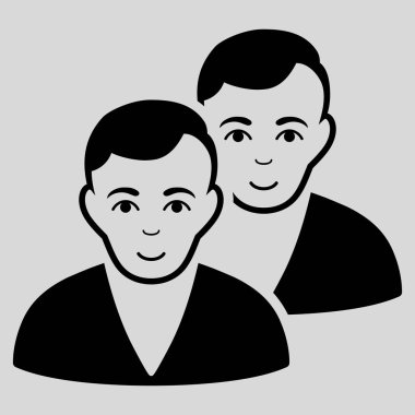 Kullanıcılar düz vektör simgesi