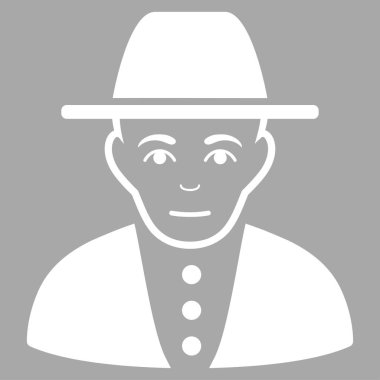 Yahudi düz vektör simgesi