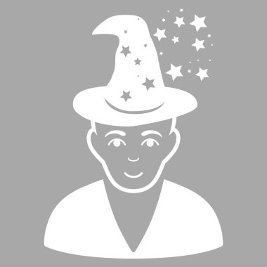 Büyü Master düz vektör simgesi