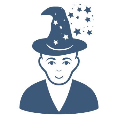 Büyü Master düz vektör simgesi