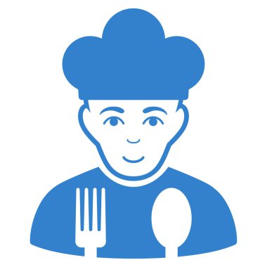 Düz vektör simge yemek