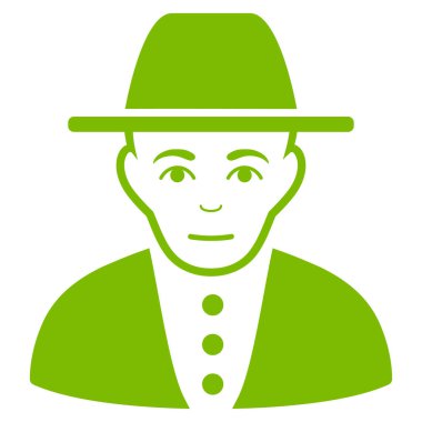 Yahudi düz vektör simgesi