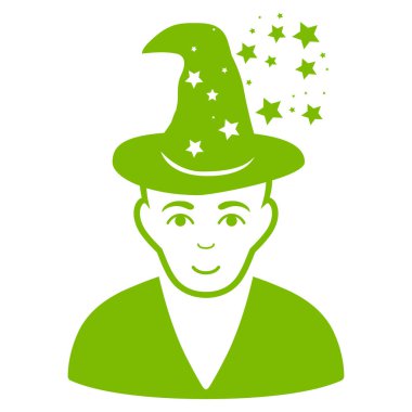 Büyü Master düz vektör simgesi