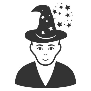 Büyü Master düz vektör simgesi