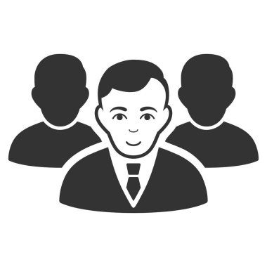 Takım düz vektör simgesi