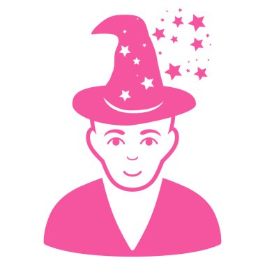 Büyü Master düz vektör simgesi