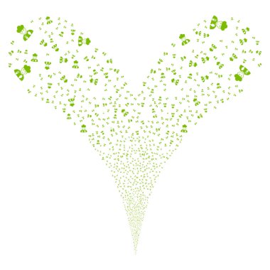 Cook adam çift havai fişek akışı