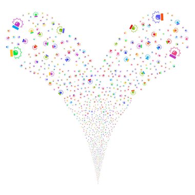 Alarm çift havai fişek akışı