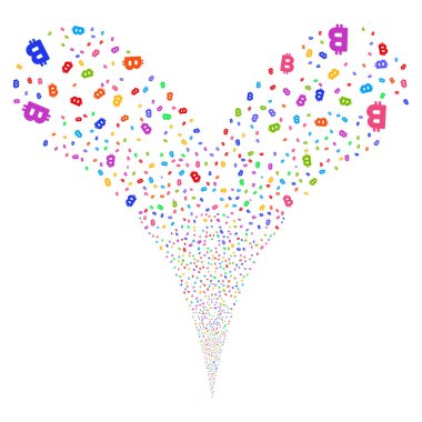 Bitcoin çift havai fişek akışı