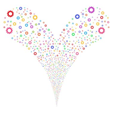 COG çift havai fişek akışı