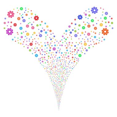 COG çift havai fişek akışı