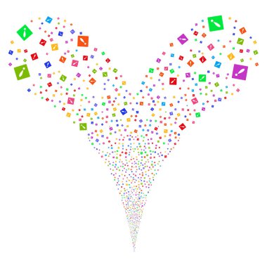 Çift havai fişek akış hatası