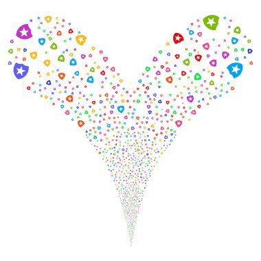 Guard çift havai fişek akışı