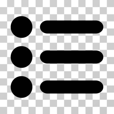 Öğeleri vektör simgesi