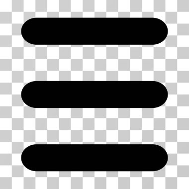 Menü öğeleri vektör simgesi